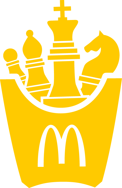 Partnerlogo chessfrog x McDonalds Getrey